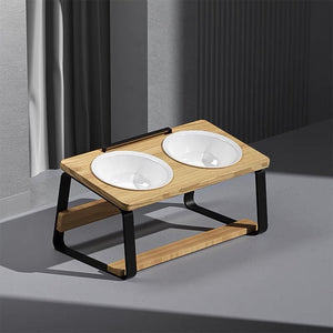 Elevate Your Pet's Dining Experience with Our Ceramic Double Pet Water Feeding Bowl