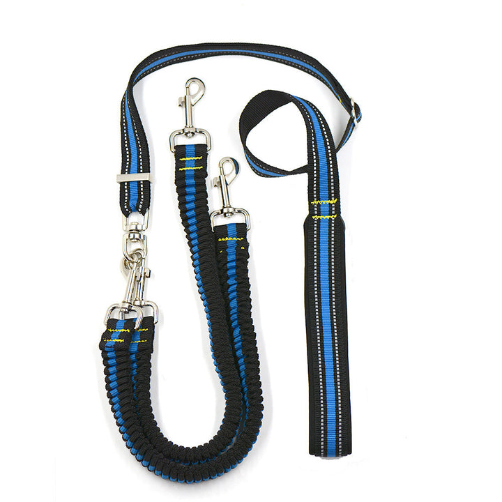 Enhance Your Walking Experience with the Pet Adjustable Double-headed Nylon Leash