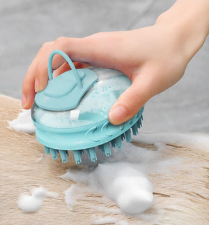 Pamper Your Pooch with the Pet Bath Dog Rub Massage Brush