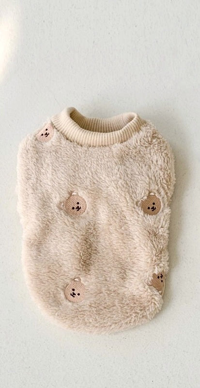 Bixin Pet Embroidery Fluffy Jacket