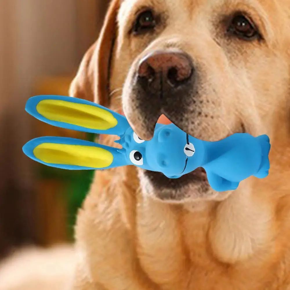 Pet Latex Hippo Squeaky Toys