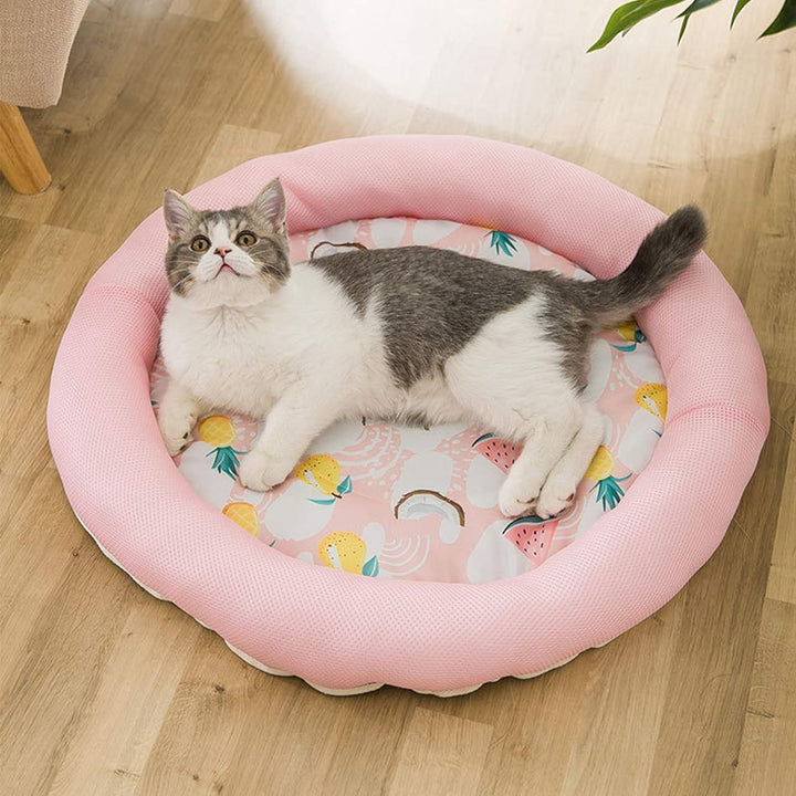 Pet Round Breathable Non-Slip Bed