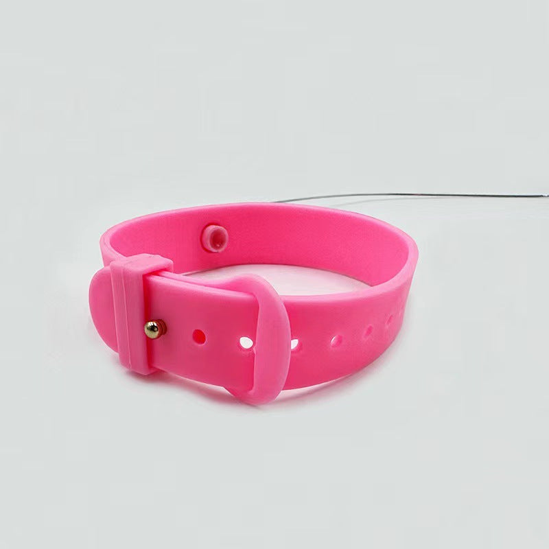 Attached Silicone Cat Collar Toy