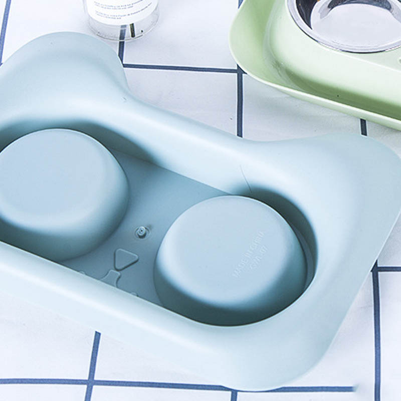 Pet Stainless Steel Water And Feeding Cat Bowl