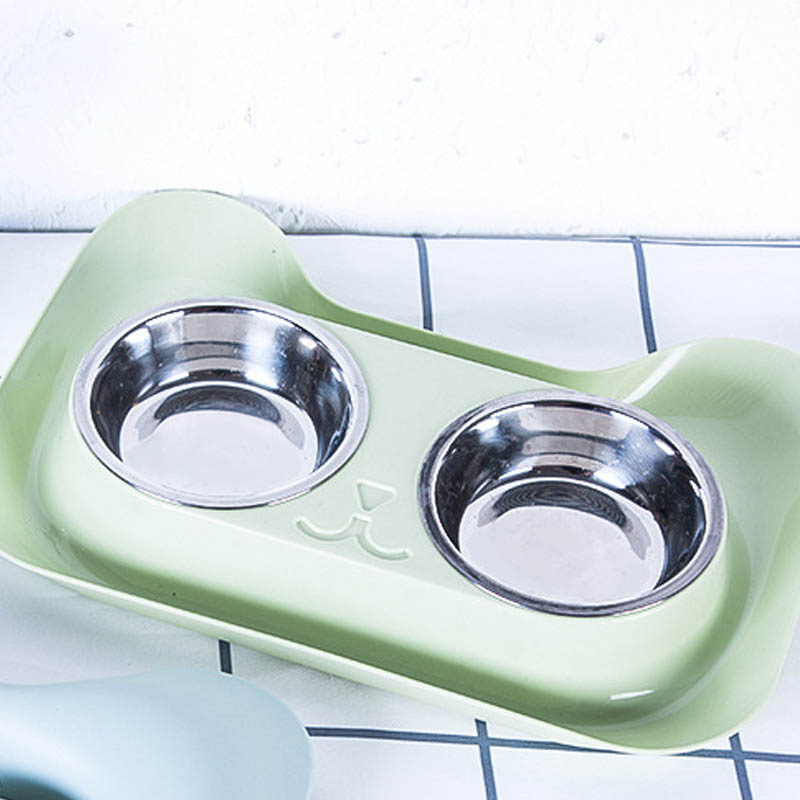 Pet Stainless Steel Water And Feeding Cat Bowl