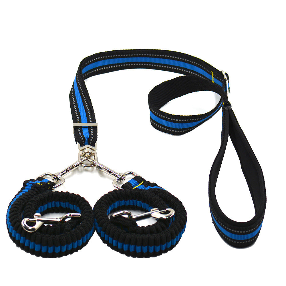 Pet Adjustable Double-headed Nylon Leash