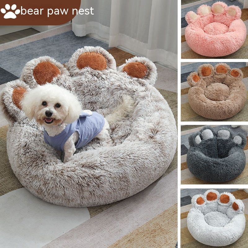 Pet Winter Warm Hand-shaped Bed