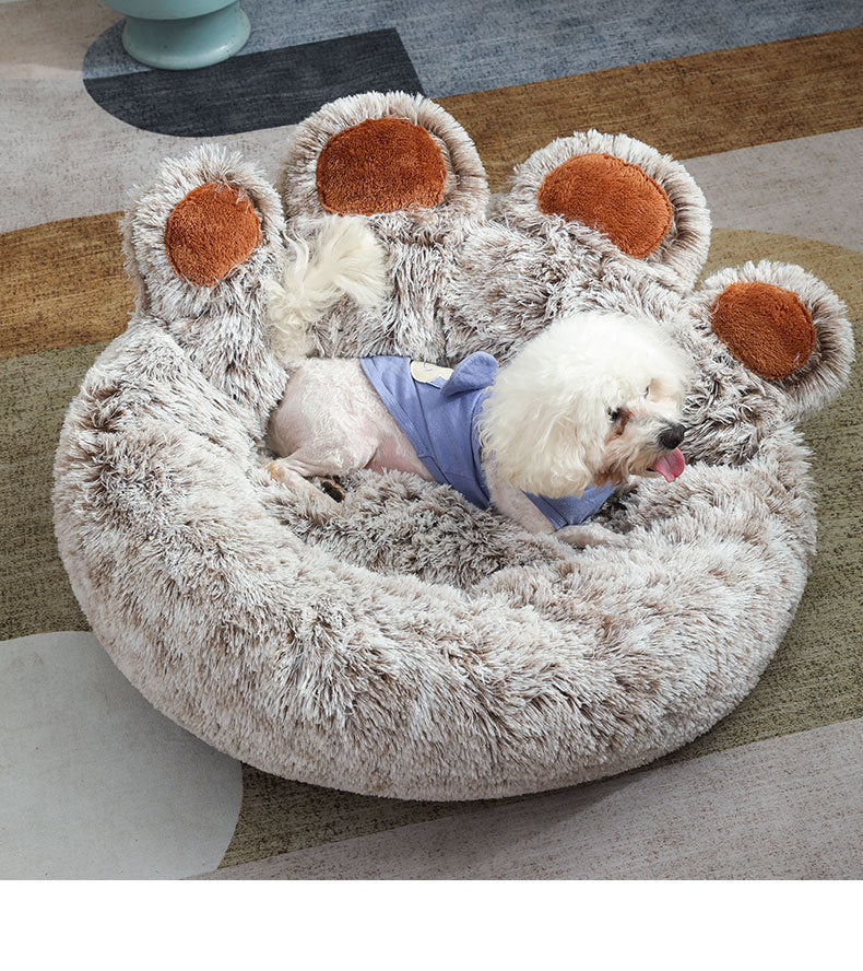 Pet Winter Warm Hand-shaped Bed