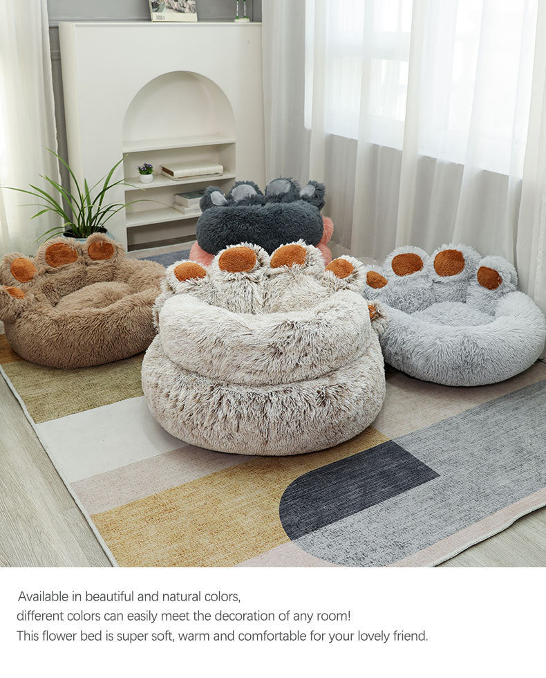 Pet Winter Warm Hand-shaped Bed