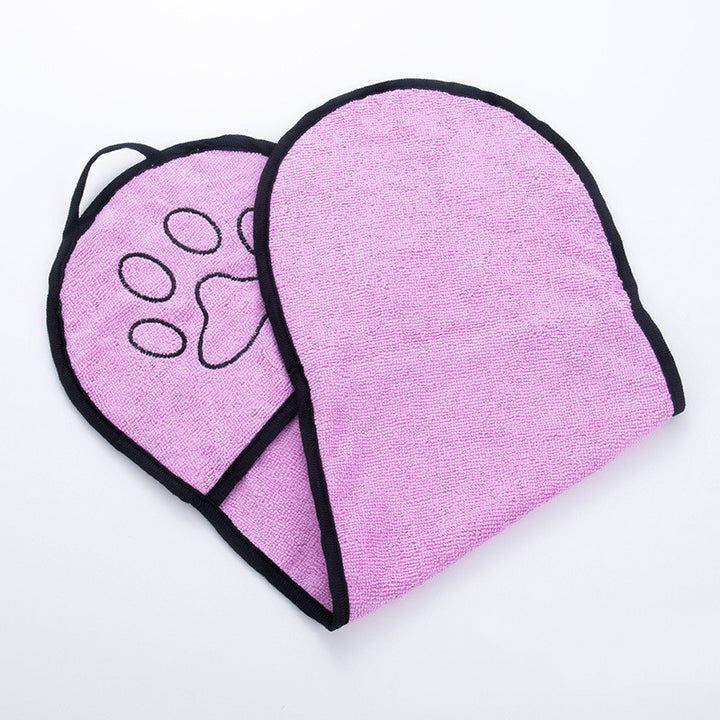 Solid Color Pet Bath Towel