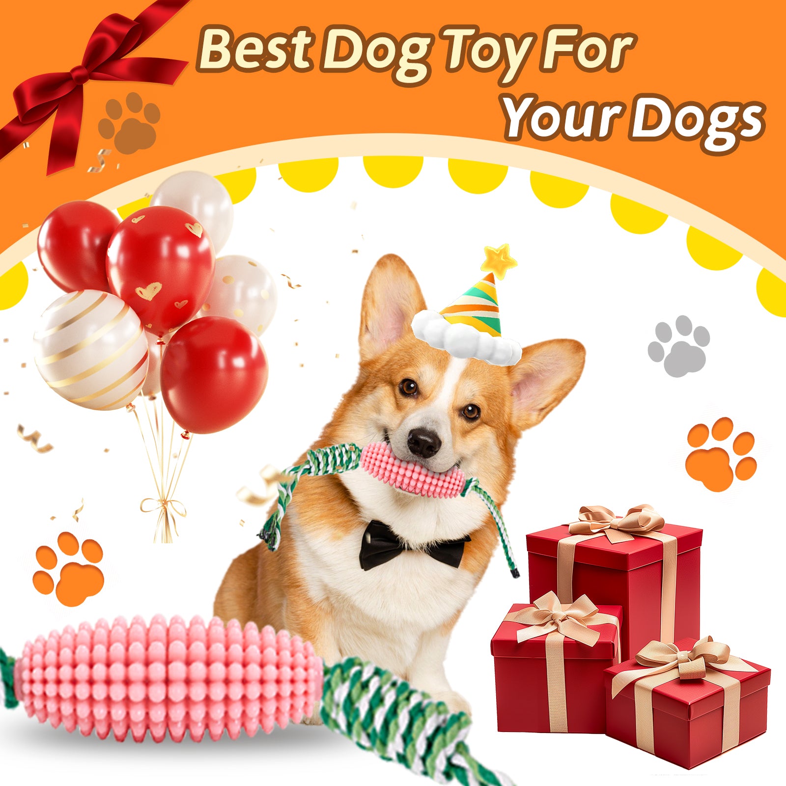 Dog Interactive Corn Toys For Aggressive Chewers