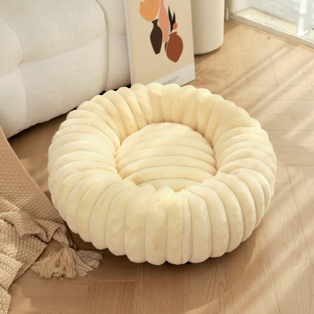 High Weight Pet Rabbit Plush Winter Bed