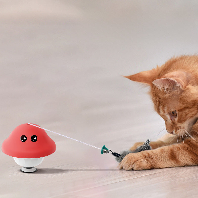 Cat Wand Suction Cup Playing Toy