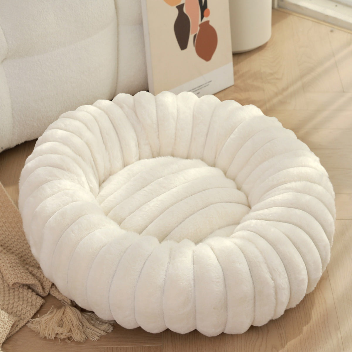 High Weight Pet Rabbit Plush Winter Bed
