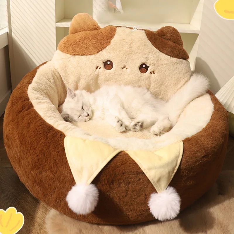 Winter Warm Deep Sleep Soft Cushion Pet Bed