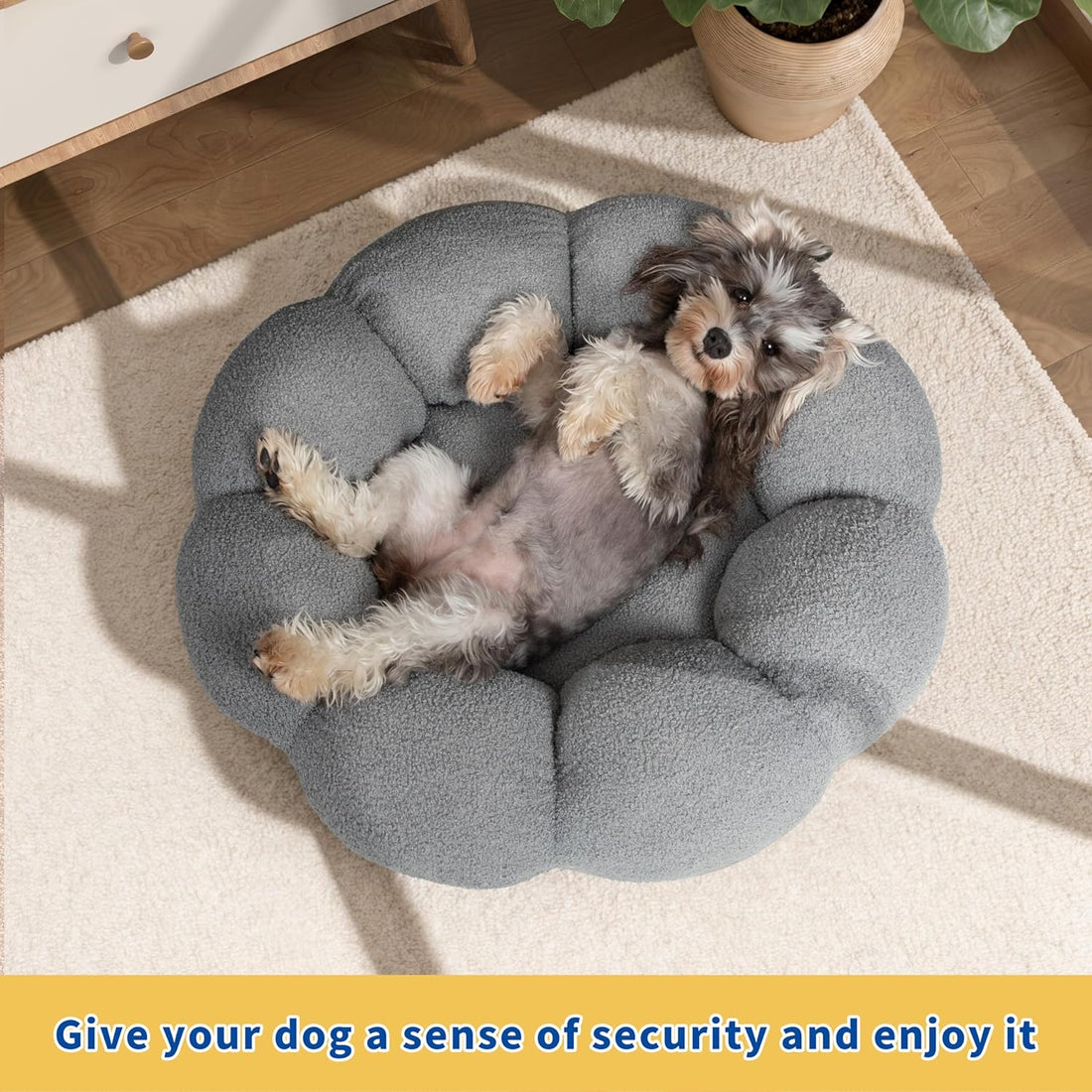 Calming Washable Pet Round Bed