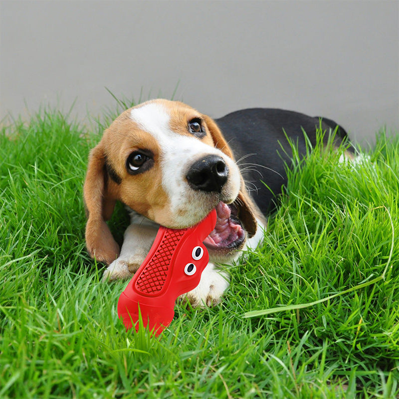 Vocal Rugby Pet Natural Rubber Teething Toys