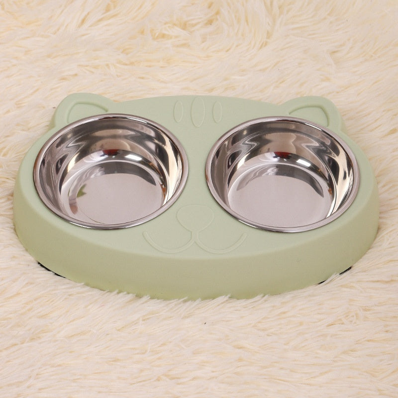 Pet Water Feeding Rice Basin