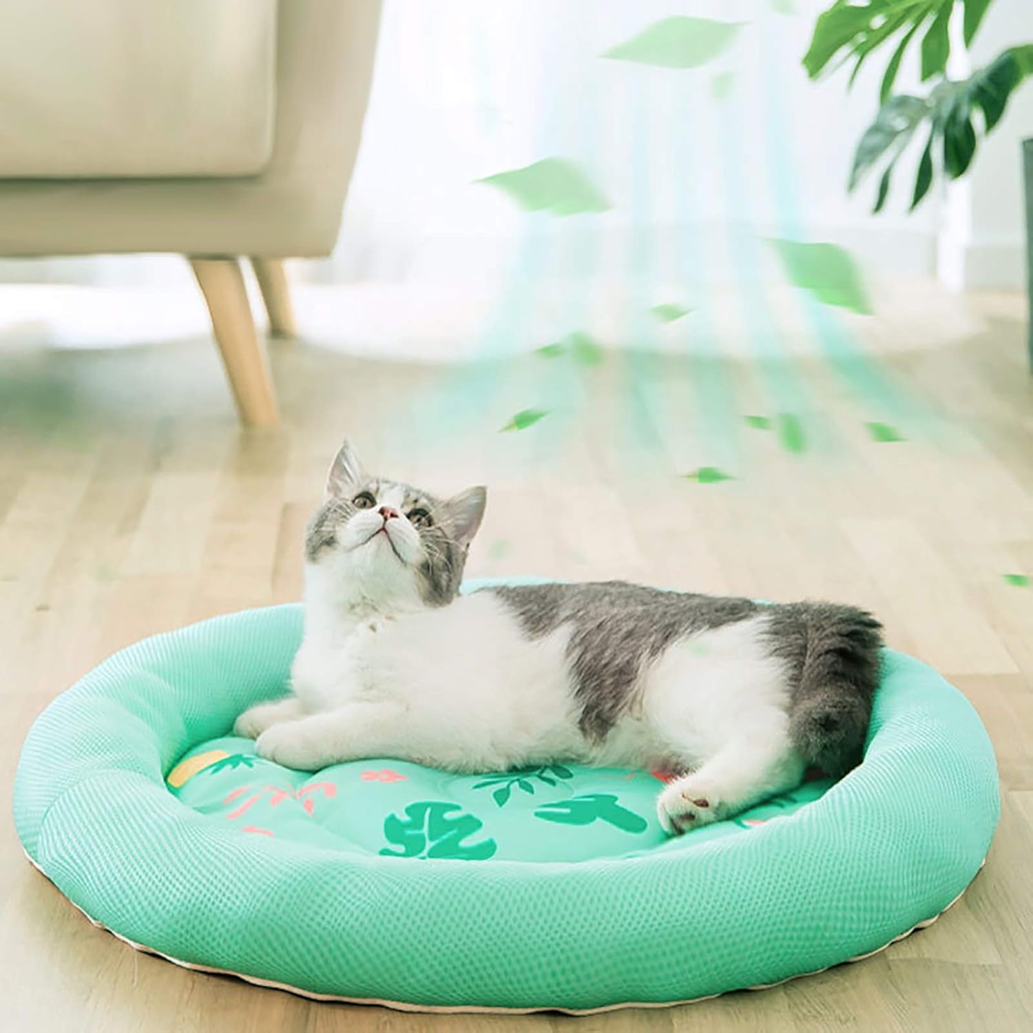Pet Round Breathable Non-Slip Bed