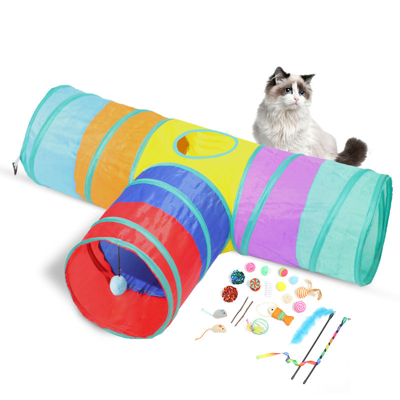 Cat Tunnel Foldable Pet Climbing Toy