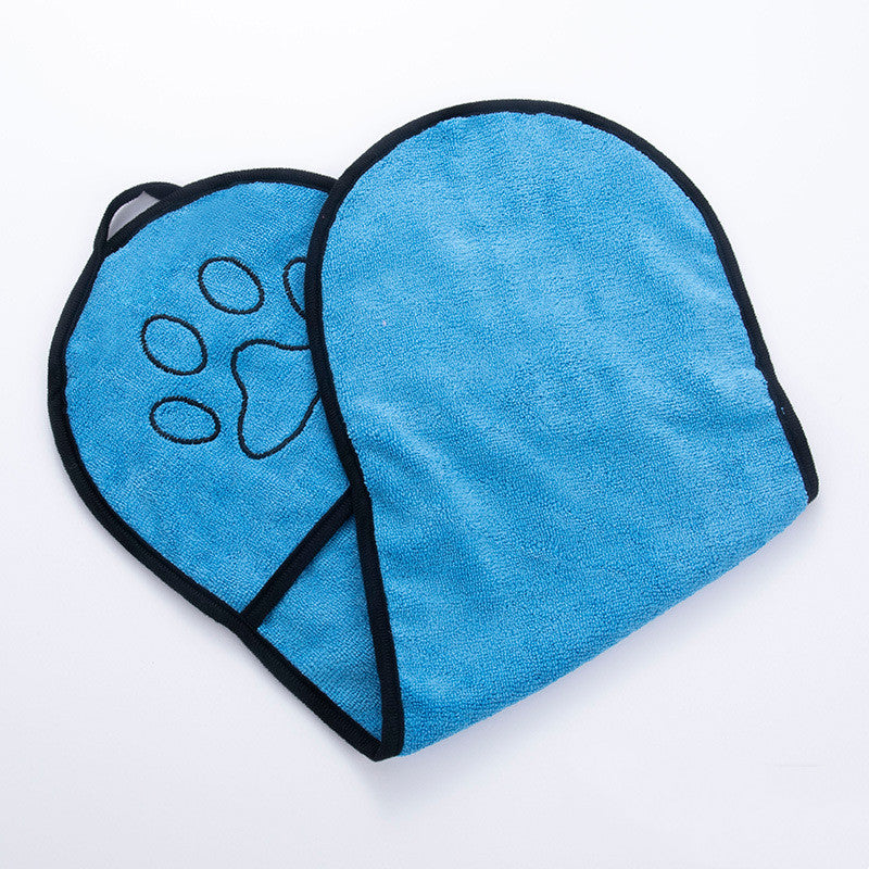 Solid Color Pet Bath Towel