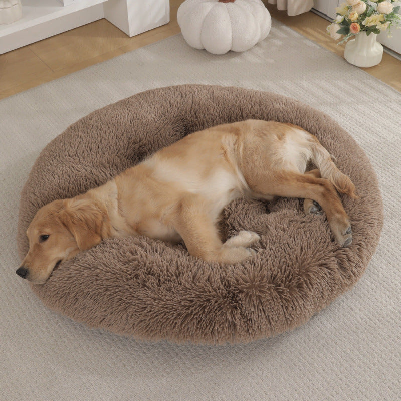 Warm Sleep Round Pet Bed