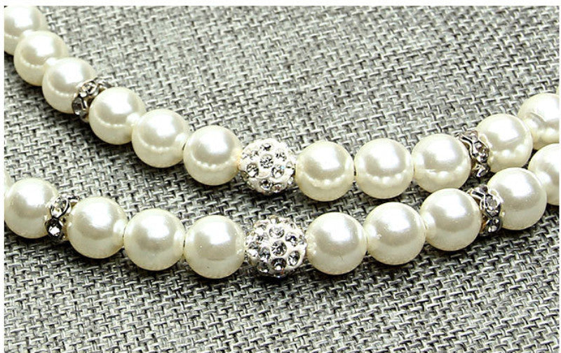 Pet pearl collar leash