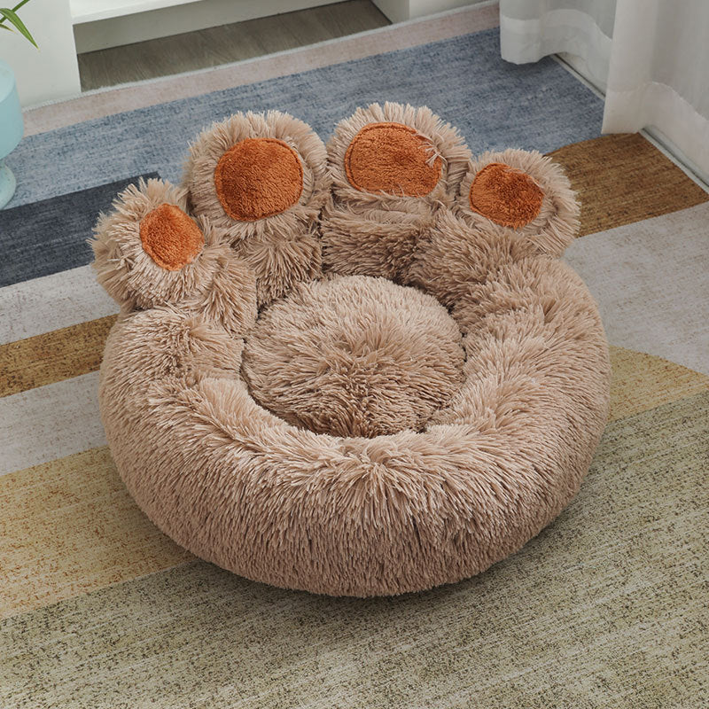 Pet Winter Warm Hand-shaped Bed