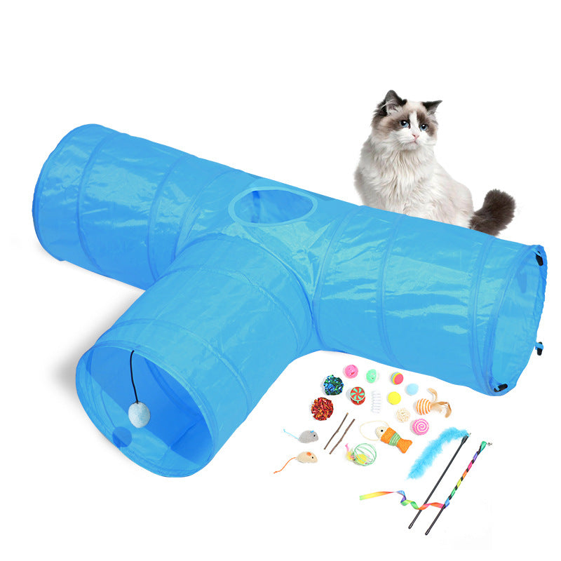 Cat Tunnel Foldable Pet Climbing Toy