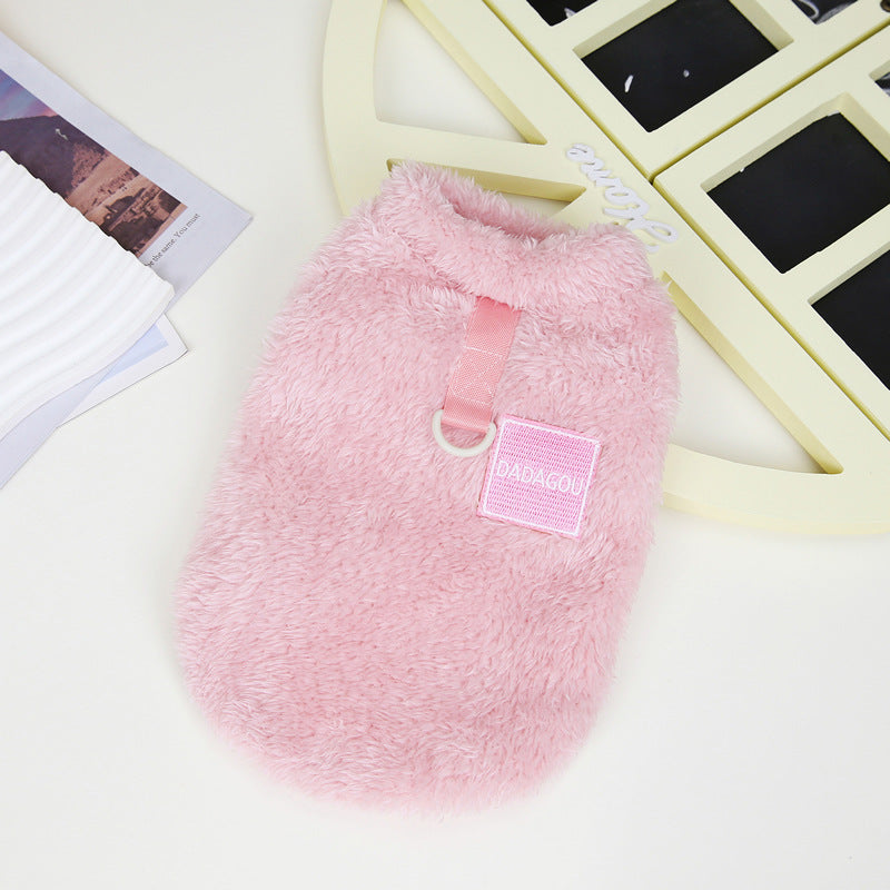 Pet Dog Cat Legs Fluffy Jacket