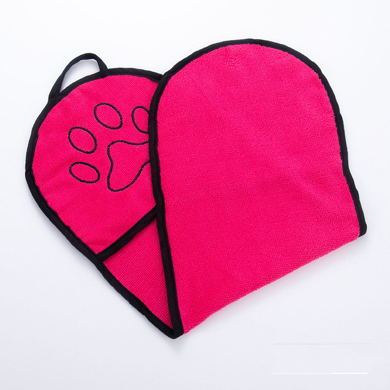 Solid Color Pet Bath Towel