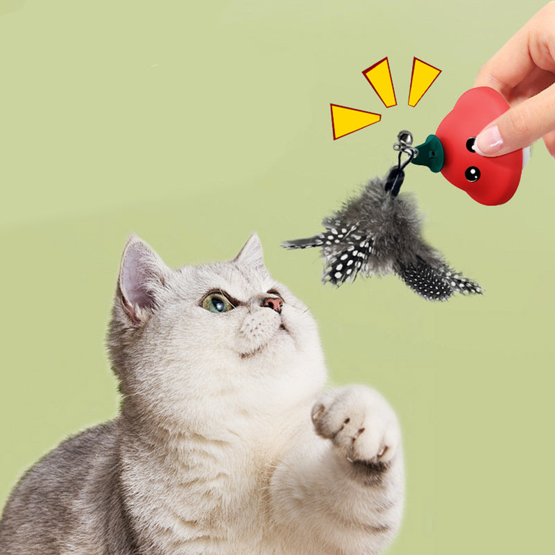 Cat Wand Suction Cup Playing Toy