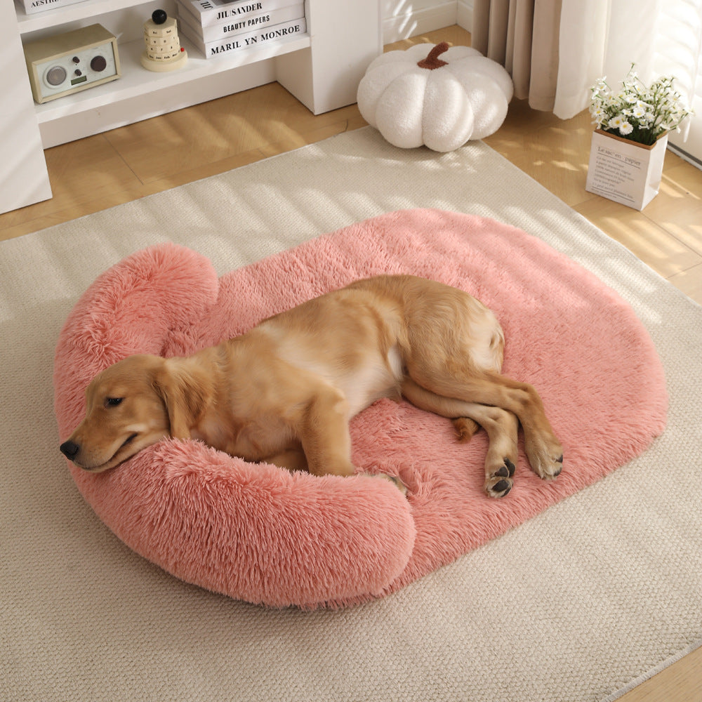 Plush Pet Warm Cushion Bed