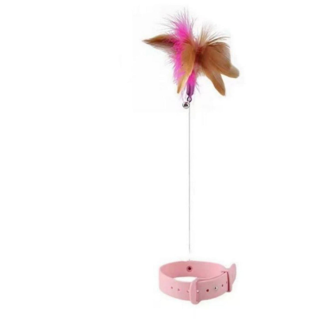Attached Silicone Cat Collar Toy