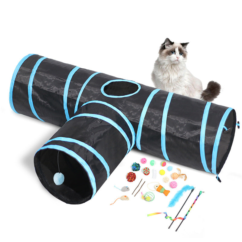 Cat Tunnel Foldable Pet Climbing Toy