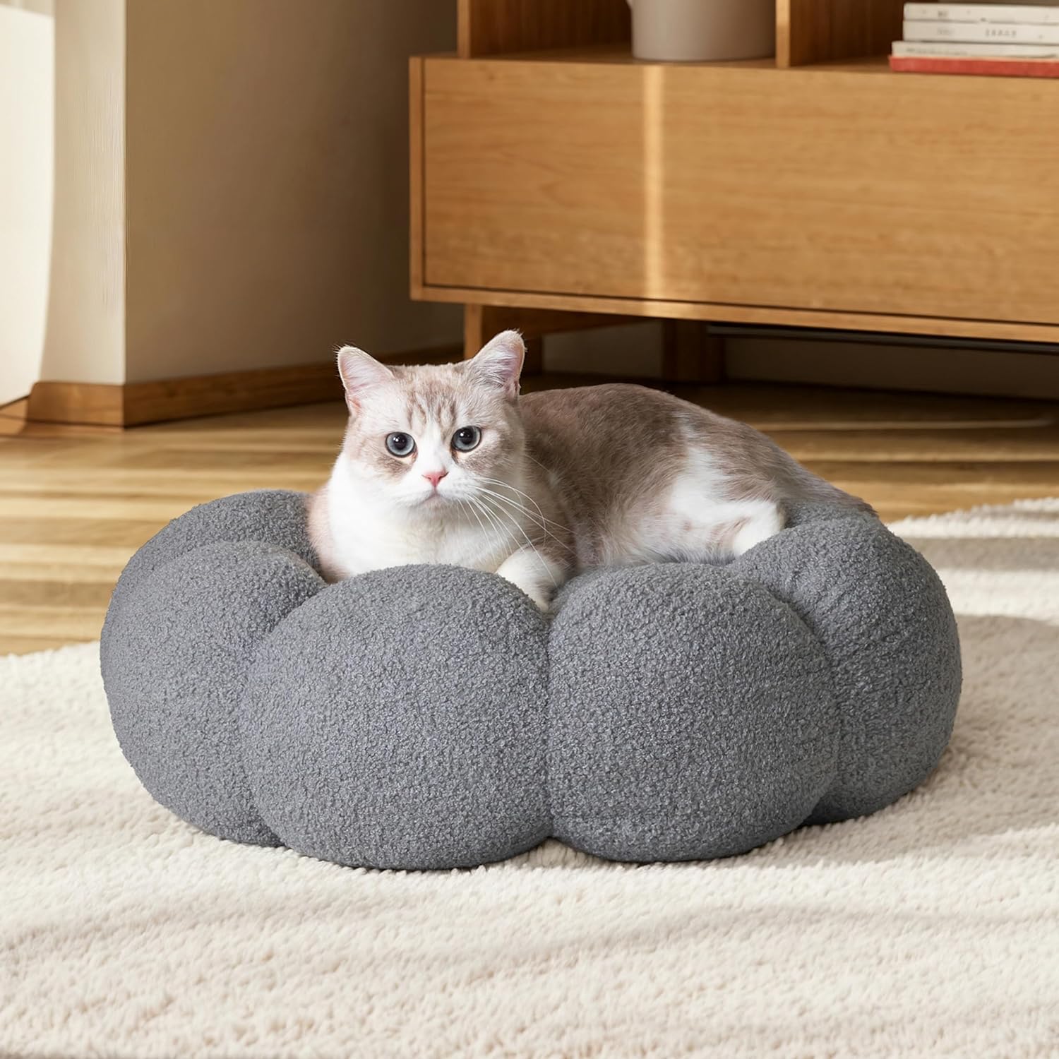 Calming Washable Pet Round Bed