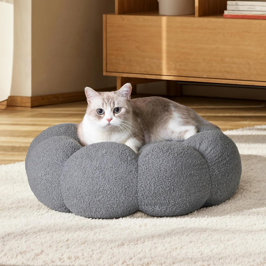 Calming Washable Pet Round Bed